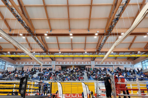 Tres llenos consecutivos en las gradas de la Ciudad Deportiva en el Torneo Internacional de Boxeo Enrique Soria Martín celebrado en Arganda