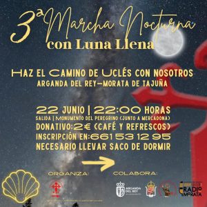 III Marcha Nocturna con Luna Llena: ¡Únete al Camino de Uclés!