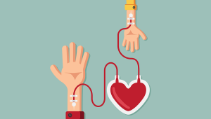 Campaña de donación de sangre por Cruz Roja