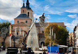 Arganda encenderá la Navidad este sábado con un gran espectáculo de fuegos artificiales en La Plaza