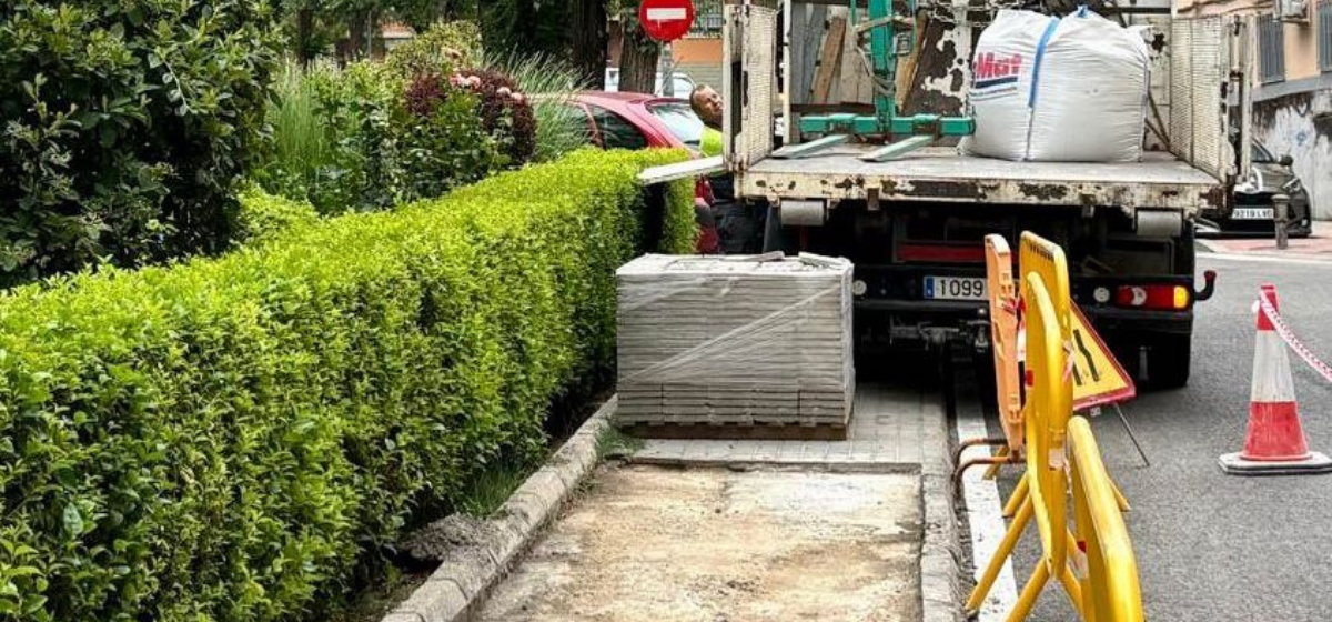 El Plan de Aceras avanza en Arganda: Doctor Escribano Ortiz, Monte Carmelo, Avenida de Europa…