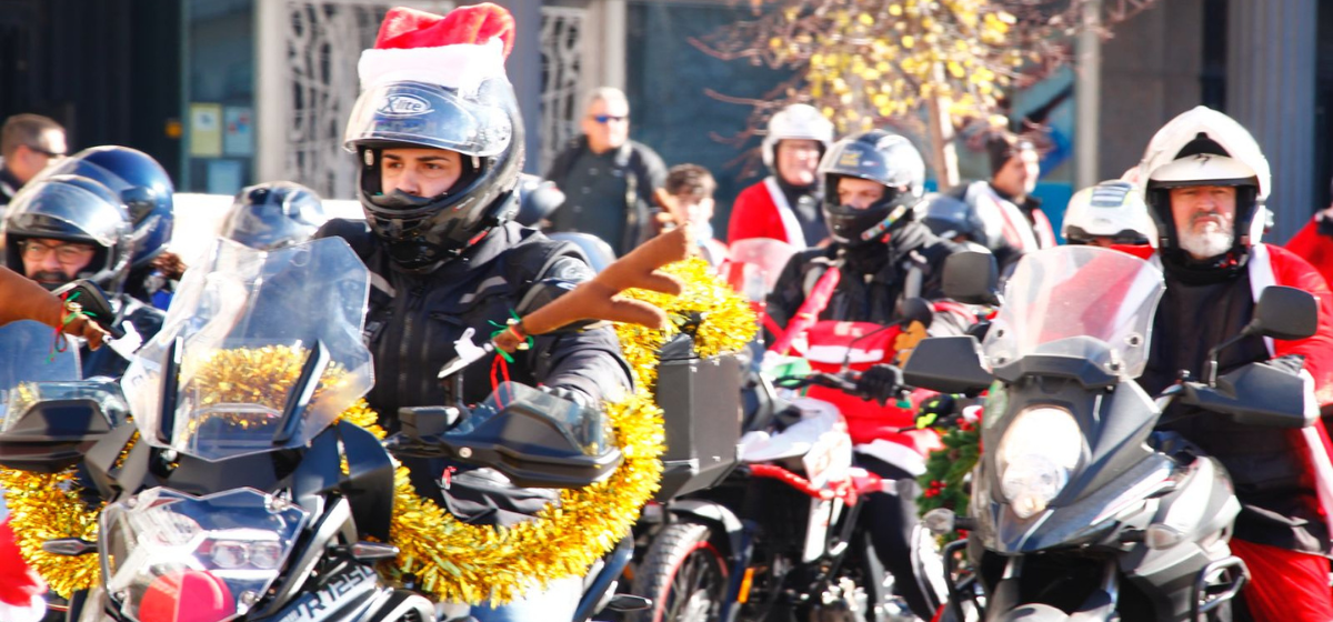 Arganda consolida su Papanoelada: cientos de moteros participarán este sábado en la tercera edición de Navidad