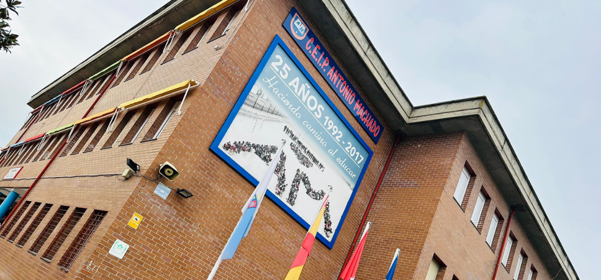 Iniciamos en el CEIP Antonio Machado de La Poveda la instalación de aire acondicionado en los colegios de Arganda