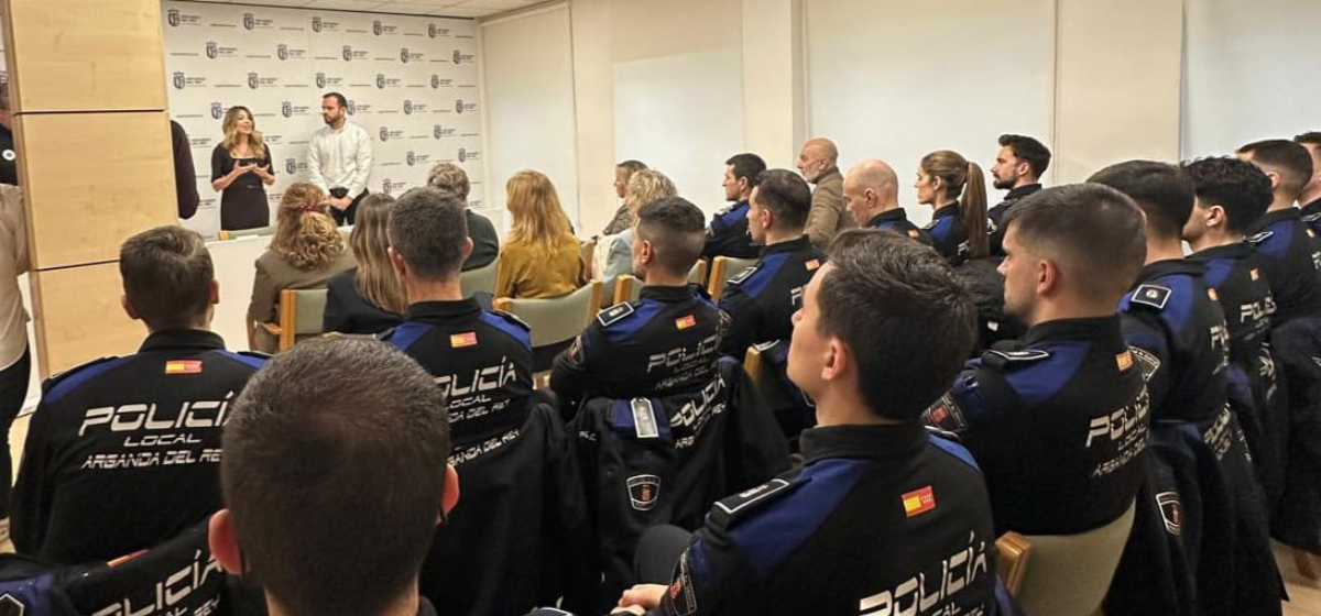 Toman posesión definitivamente los 15 nuevos policías locales de Arganda del Rey