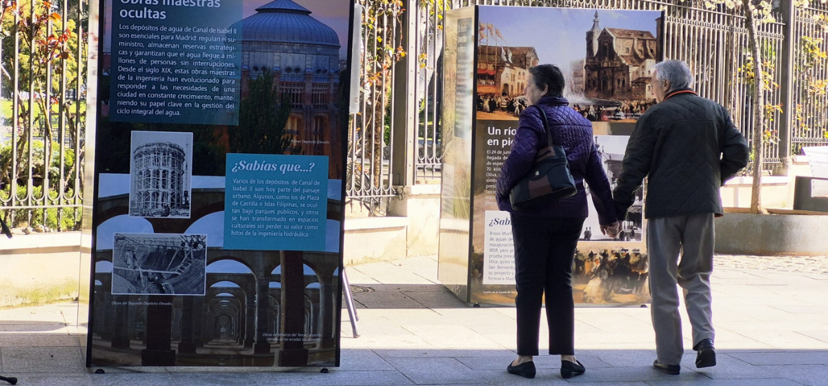 Arganda se suma a la celebración del 175 aniversario de Canal de Isabel II con una exposición al aire libre