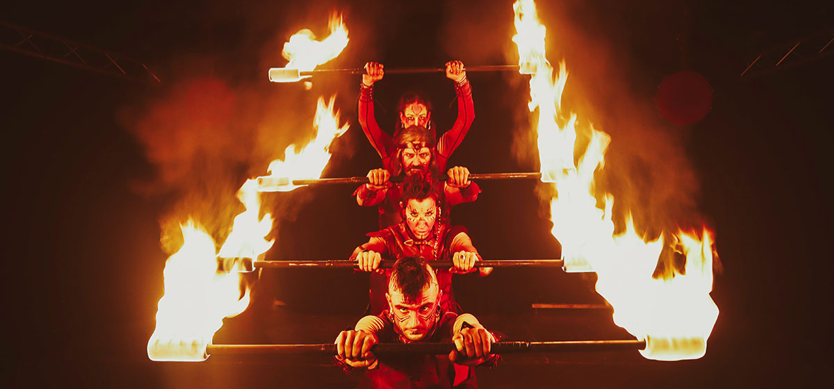 Drakonia vuelve al Motín de Arganda con doble cita: participación en la recreación teatral y gran espectáculo de fuego