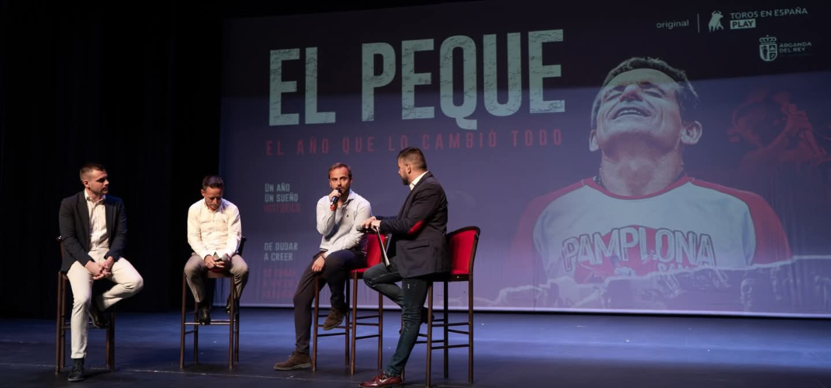 El recortador David Ramírez El Peque llena el Montserrat Caballé de Arganda con la presentación de su documental