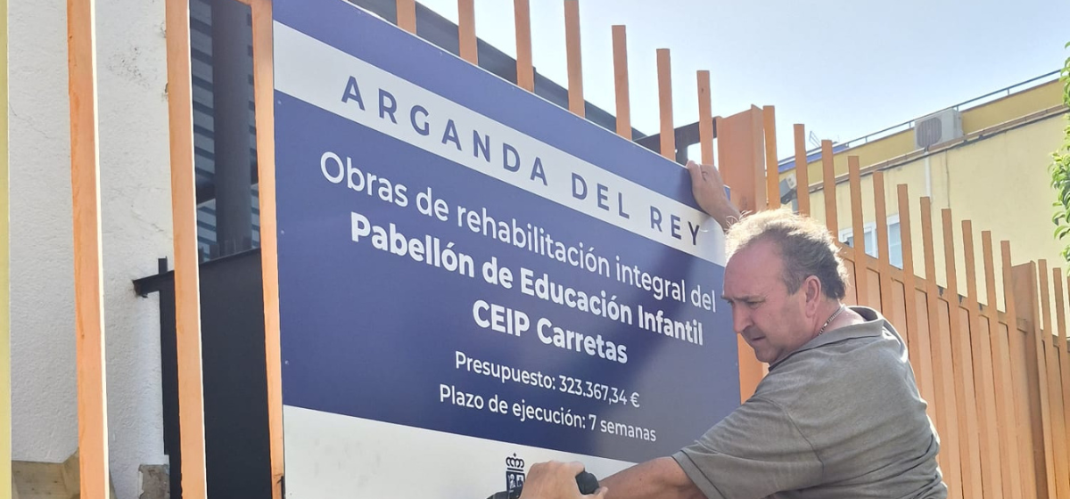 Faltan 72 horas para el inicio de la mayor reforma integral acometida en un colegio público de Arganda