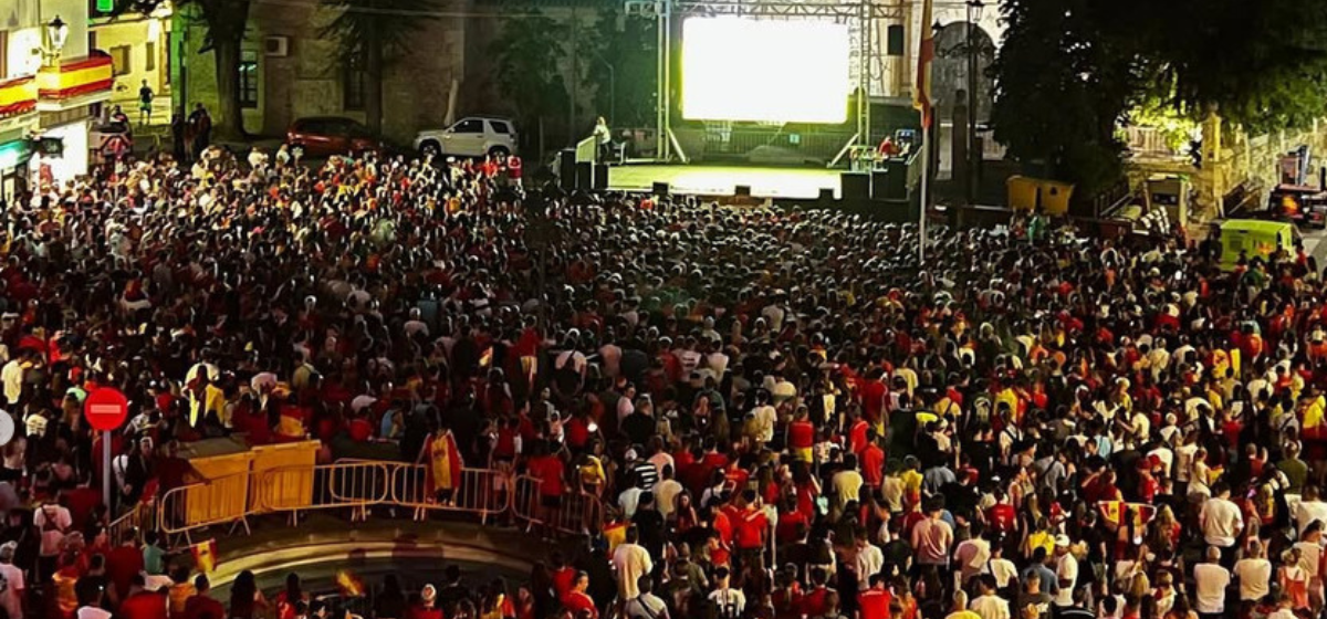 Arganda vivirá la semifinal de la Selección Española ante Francia con una gran pantalla en la Plaza de la Constitución