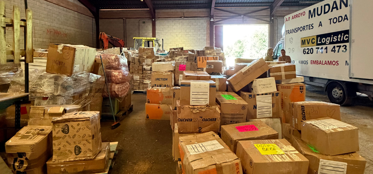 La Cámara de Empresarios Venezolanos establece Arganda como punto permanente de ayuda por los terremotos